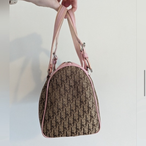 Baby pink Christian Dior Trotter Hand bag - Picture 7 of 16